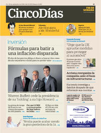 Portada periódico Cinco Días