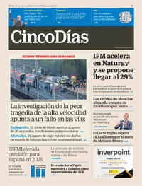 Portada Cinco Días 2026-01-20