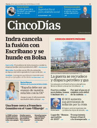 Portada Cinco Días 2026-03-20