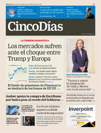 Portada Cinco Días 2026-01-21