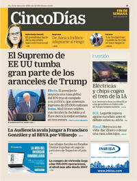 Portada Cinco Días 2026-02-21