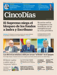 Portada Cinco Días 2026-04-21