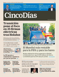 Portada Cinco Días 2026-07-21