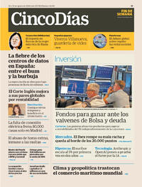 Portada Cinco Días 2026-08-22