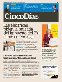 Portada Cinco Días 2026-01-23