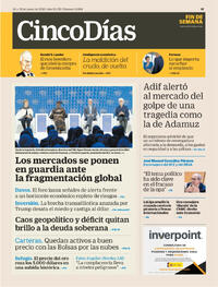 Portada Cinco Días 2026-01-24