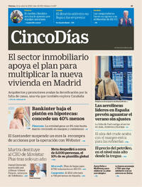 Portada Cinco Días 2026-04-24