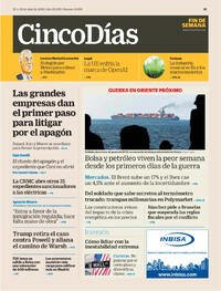 Portada Cinco Días 2026-04-25