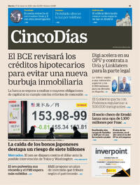 Portada Cinco Días 2026-01-27