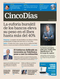 Portada Cinco Días 2026-02-27
