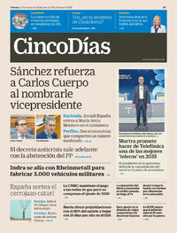 Portada Cinco Días 2026-03-27