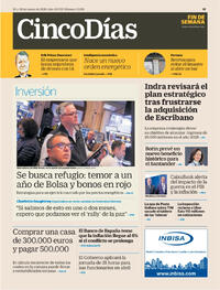Portada Cinco Días 2026-03-28