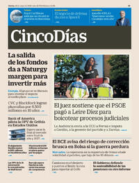 Portada Cinco Días 2026-05-28