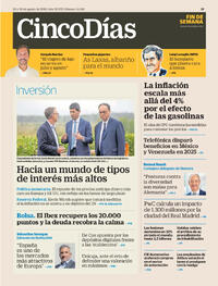 Portada Cinco Días 2026-08-29