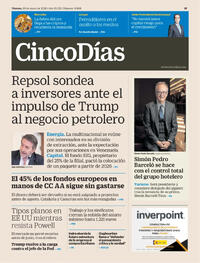 Portada Cinco Días 2026-01-30