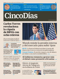 Portada Cinco Días 2026-07-30