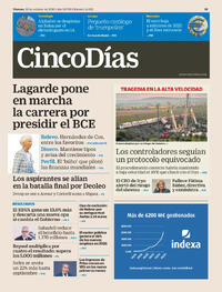 Portada periódico Cinco Días