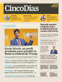Portada Cinco Días 2026-01-31