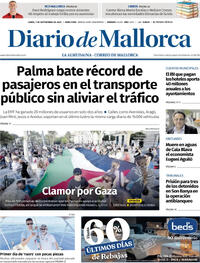 Portada Diario de Mallorca 2025-09-01