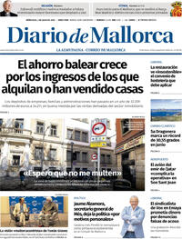 Portada periódico Diario de Mallorca