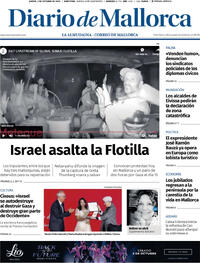Portada Diario de Mallorca 2025-10-02