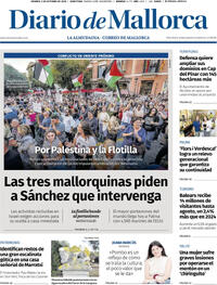Portada Diario de Mallorca 2025-10-03