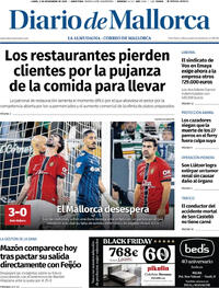 Portada Diario de Mallorca 2025-11-03