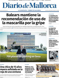 Portada Diario de Mallorca 2025-12-04