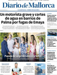 Portada periódico Diario de Mallorca