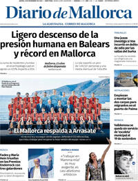Portada Diario de Mallorca 2025-11-06
