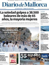 Portada periódico Diario de Mallorca