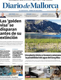 Portada Diario de Mallorca 2025-12-08