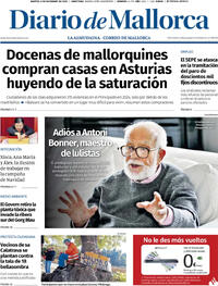 Portada Diario de Mallorca 2025-12-09