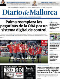 Portada Diario de Mallorca 2025-11-10