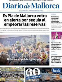 Portada Diario de Mallorca 2025-08-11