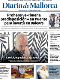Portada Diario de Mallorca 2025-11-11