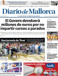 Portada periódico Diario de Mallorca