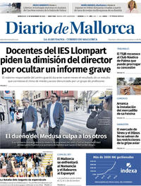 Portada Diario de Mallorca 2025-11-12