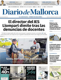 Portada Diario de Mallorca 2025-11-13