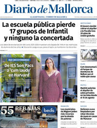 Portada Diario de Mallorca 2025-07-14