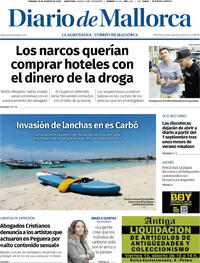 Portada Diario de Mallorca 2025-08-15
