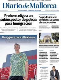 Portada Diario de Mallorca 2025-07-16