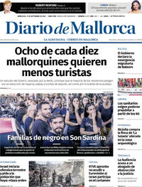Portada Diario de Mallorca 2025-09-17