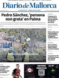 Portada Diario de Mallorca 2025-12-19