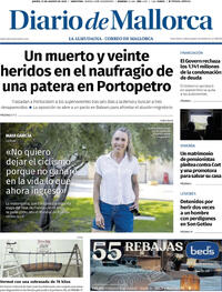 Portada Diario de Mallorca 2025-08-21