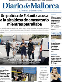 Portada Diario de Mallorca 2025-07-22
