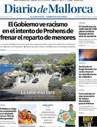 Portada Diario de Mallorca 2025-08-22