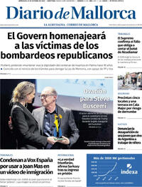 Portada Diario de Mallorca 2025-10-22