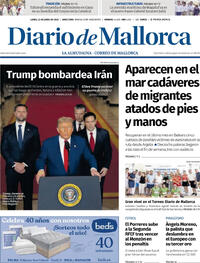 Portada periódico Diario de Mallorca