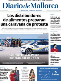 Portada Diario de Mallorca 2025-07-23